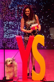 FOR SUNDAY MAIL Community award VIP Presenter: Ashley & Pudsey. Young Scot Awards 2015, Usher Hall, Edinburgh.. FEE PAYABLE FOR ALL INTERNET USE All money payable:- Mark Anderson Flat 2/2 Glasgow G41 3HG