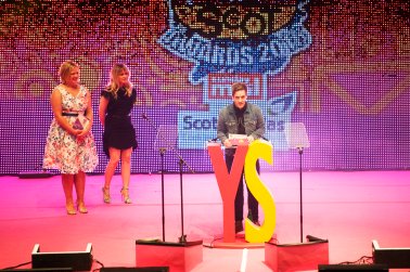 FOR SUNDAY MAIL Environment award VIP presenter: Stevie McCrorie Young Scot Awards 2015, Usher Hall, Edinburgh.. FEE PAYABLE FOR ALL INTERNET USE All money payable:- Mark Anderson Flat 2/2 Glasgow G41 3HG